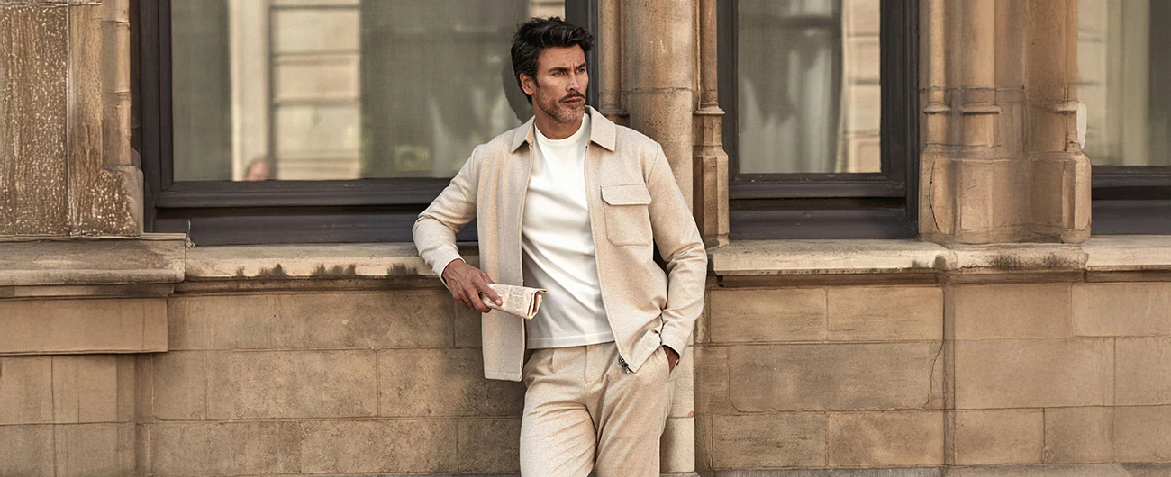 Overshirt met rits heren