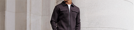 Overshirt met rits heren