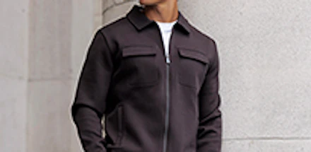Overshirt met rits heren
