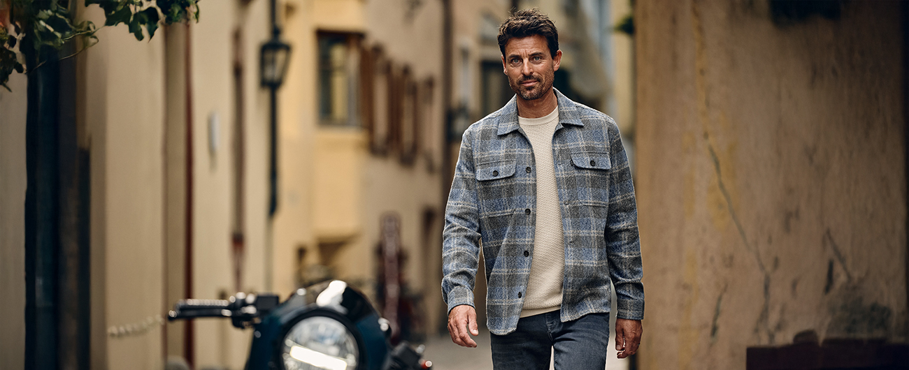 Overshirt heren geruit