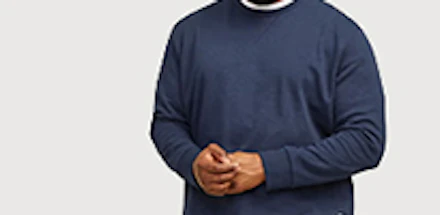 Donkerblauwe sweaters heren