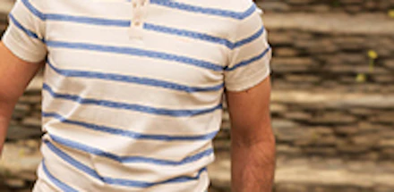 Poloshirt heren gestreept