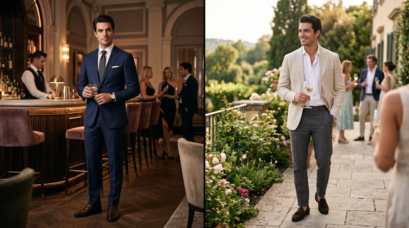 Cocktail party dresscode man