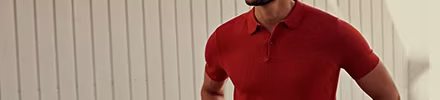 gebreide heren polo