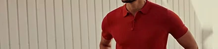 gebreide heren polo