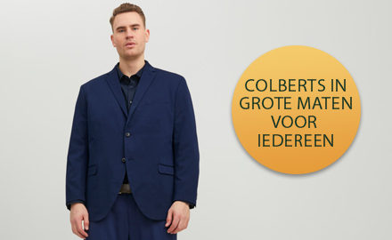 grote maten colberts