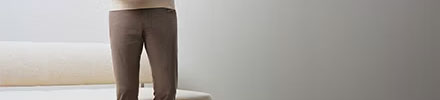 bruine heren broek