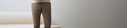 bruine heren broek
