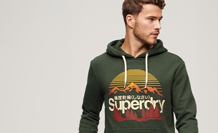 heren sweater superdry