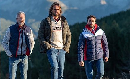 Gewatteerde heren jassen