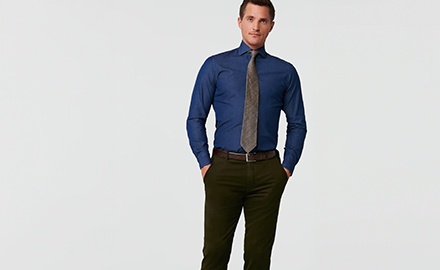 Groene heren pantalon