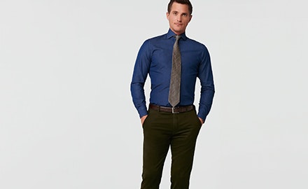 Groene heren pantalon