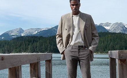 slim fit pantalons heren