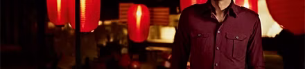 Bordeaux rood overhemd